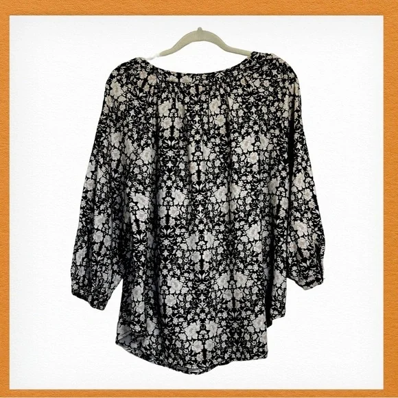 St. Johns Bay Peasant Blouse Size XL - Picture 2 of 5